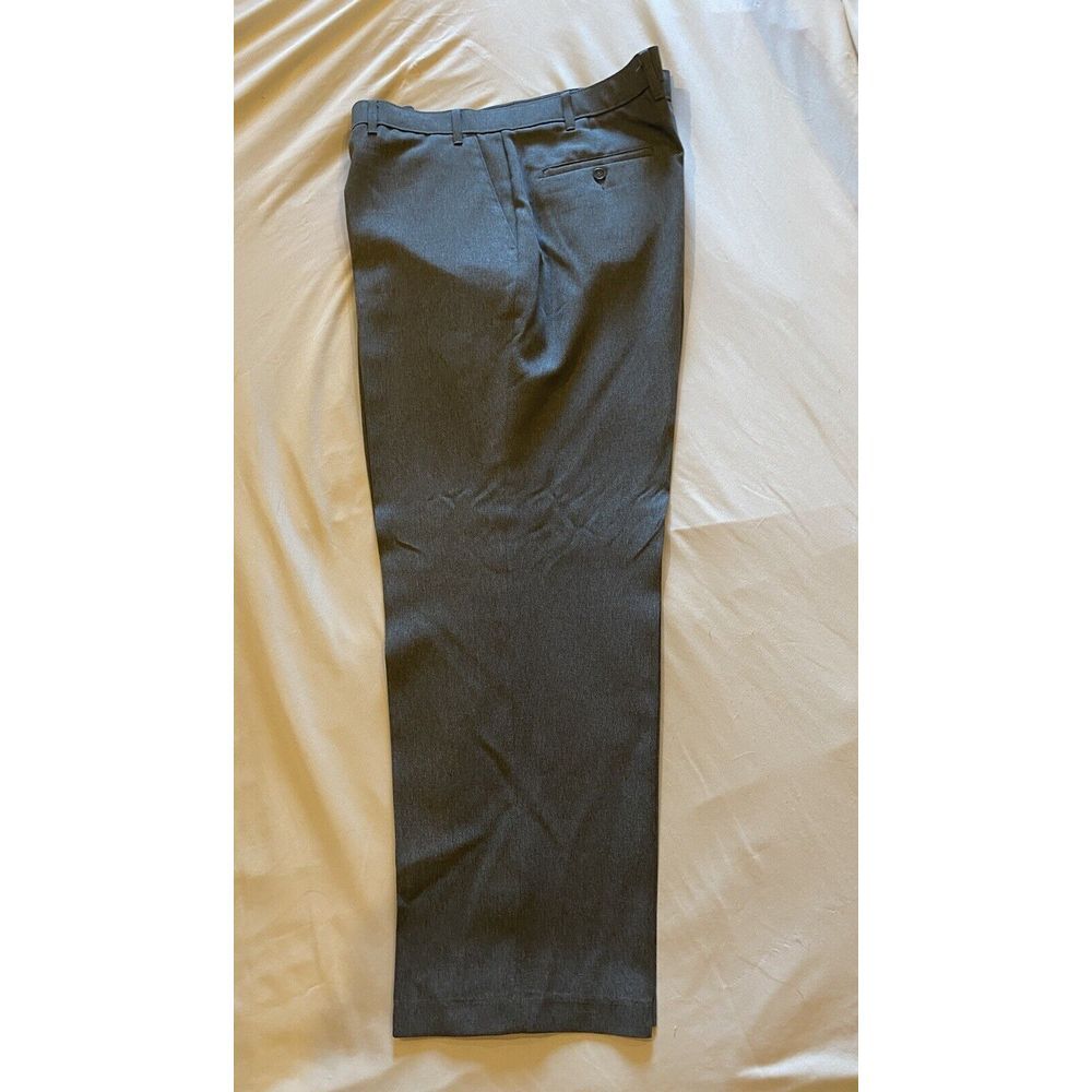 Action Slacks By Levi Strauss Mens 42x30 Straight Trouser‎ Dress Pants Gray
